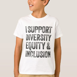 I Support Diversity Equity And Inclusion Mental He T-Shirt