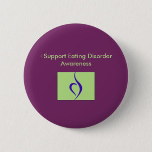 I Support Eating Disorder Awareness Button