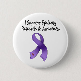 I SUPPORT Epilepsy Research 2 Inch Round Button