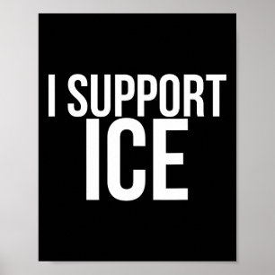 I Support Ice Deportation Poster