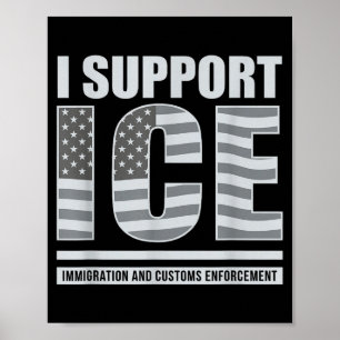 I support ice  poster