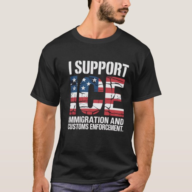 I Support ICES T-Shirt (Front)
