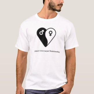 I support interracial dating T-Shirt