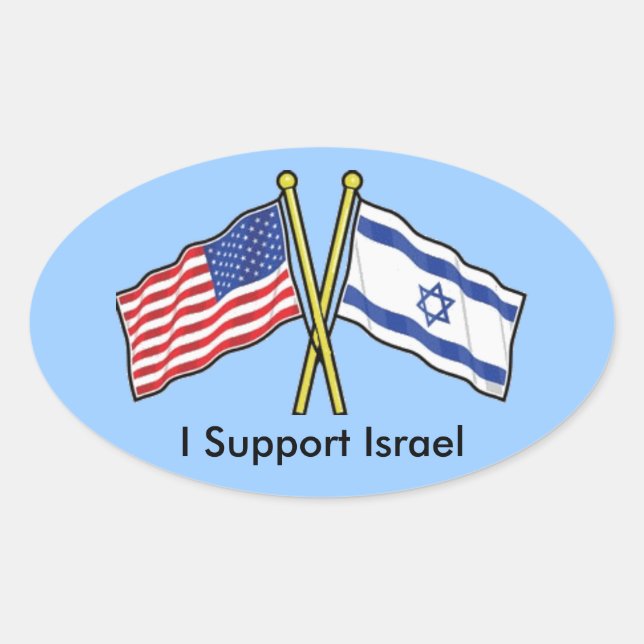 I Support Israel Stickers (Front)