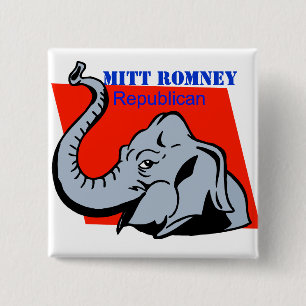 I SUPPORT MITT ROMNEY POLITICAL BUTTON