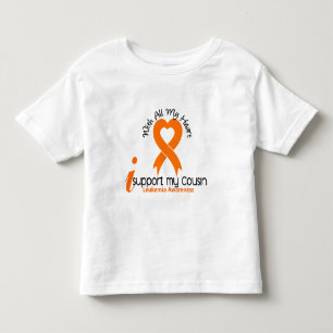 I Support My Cousin Leukaemia Toddler T-shirt