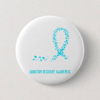 I Support My Hero Addiction Recovery Awareness 2 Inch Round Button