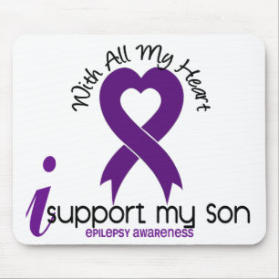 I Support My Son Epilepsy Mouse Pad