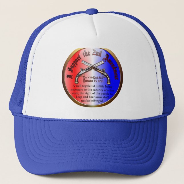 I Support the 2nd Amendment Trucker Hat (Front)