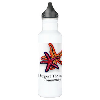 I Support The Autism Community Water Bottle