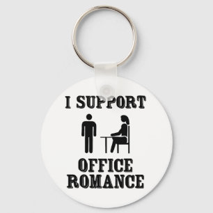 I Support The Office Romance Keychain
