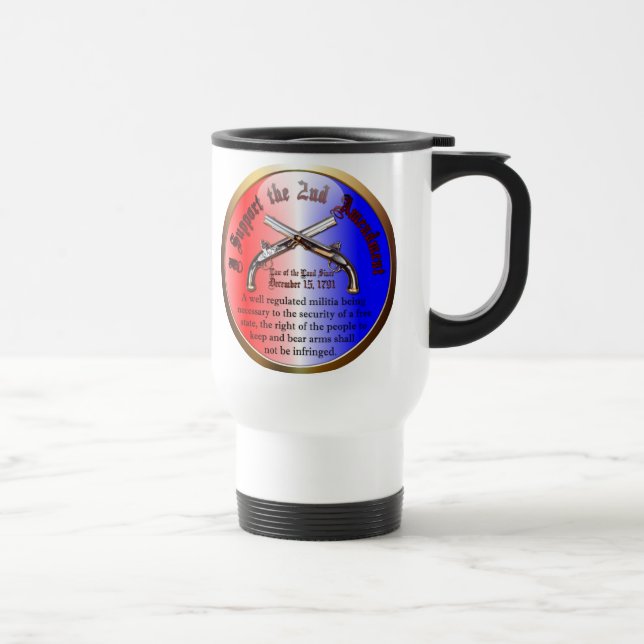 I Support the Second Amendment Travel Mug (Right)