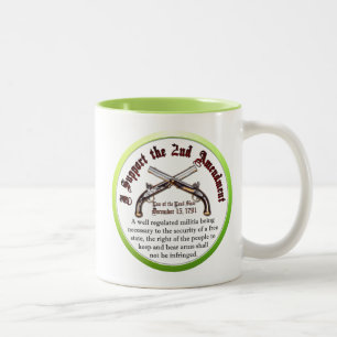 I Support the Second Amendment Two-Tone Coffee Mug