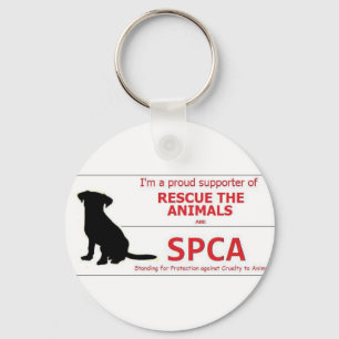 "I Support the SPCA..." Keychain