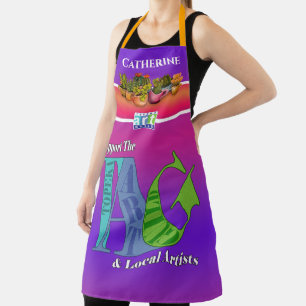I support the Topeka Art Guild Apron - Carol