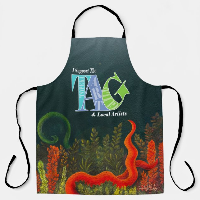 I support the Topeka Art Guild Design Apron (Front)