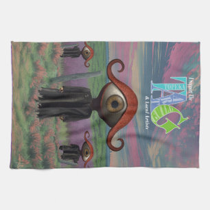 I support the Topeka Art Guild Design Apron Kitchen Towel