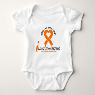 I Support Those Fighting Leukaemia Baby Bodysuit
