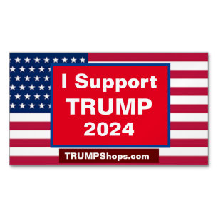 I Support TRUMP 2024 pack de 25 cartes magnétique