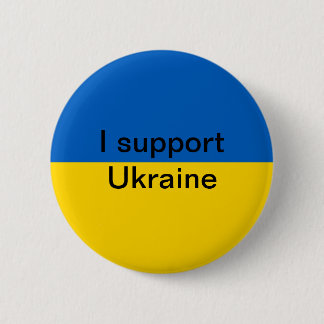I support Ukraine 2 Inch Round Button