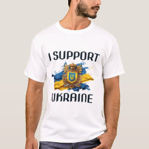 I Support Ukraine Stand For Ukrainian Russia Peace T-Shirt