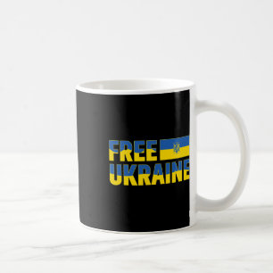 I Support Ukraine Stand With Ukraine Ukrainian Fla Coffee Mug