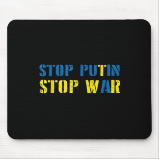 I Support Ukraine Stop Putin Stop War  Mouse Pad