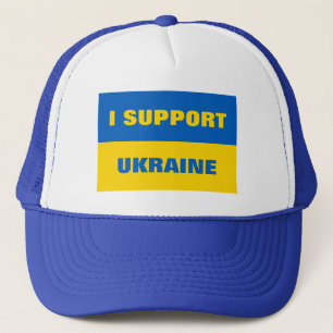 I SUPPORT UKRAINE TRUCKER HAT