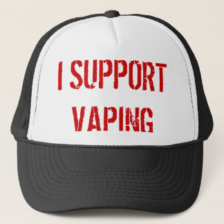 I SUPPORT VAPING TRUCKER HAT