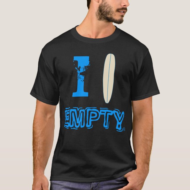 I Surf Empty T-Shirt (Front)