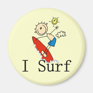 I Surf T-shirts and Gifts Magnet