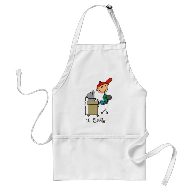 I Surf the Web Standard Apron (Front)