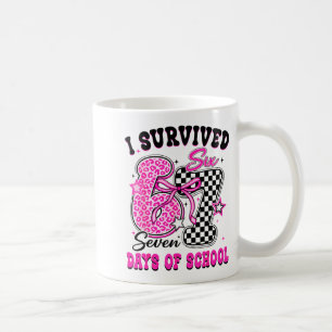 I Surivied 67 Days Of School Funny Meme Teacher St Coffee Mug
