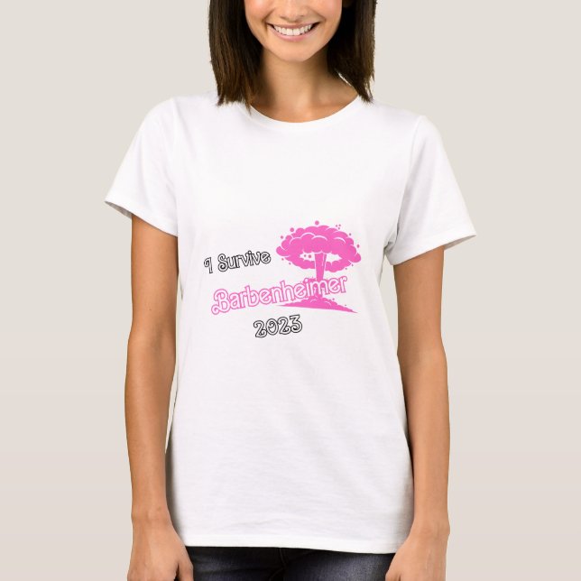 I Survive Barbenheimer 2023 T-Shirt (Front)