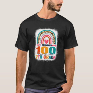 I Survived 100 Days Of School Seventh Grade 100 Da T-Shirt