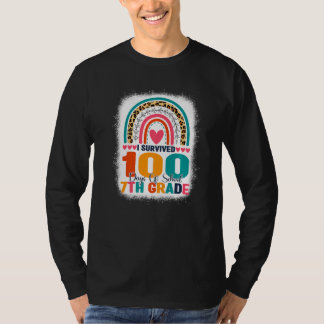 I Survived 100 Days Of School Seventh Grade 100 Da T-Shirt