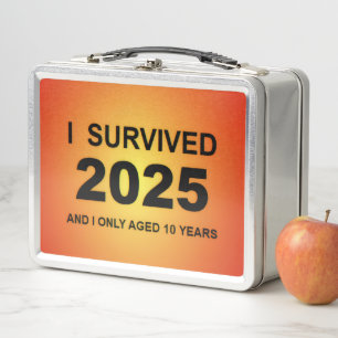 I Survived 2025 Metal Lunch Box