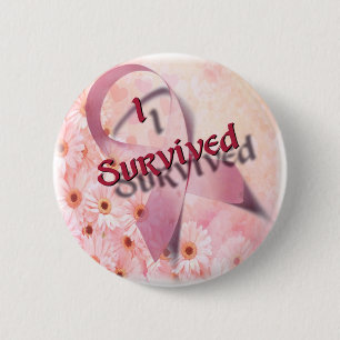 I Survived 2 Inch Round Button