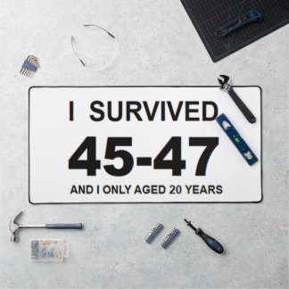 I Survived 45-47 Desk Mat