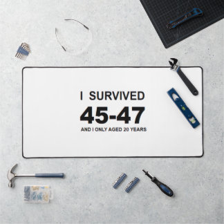 I Survived 45-47 Desk Mat
