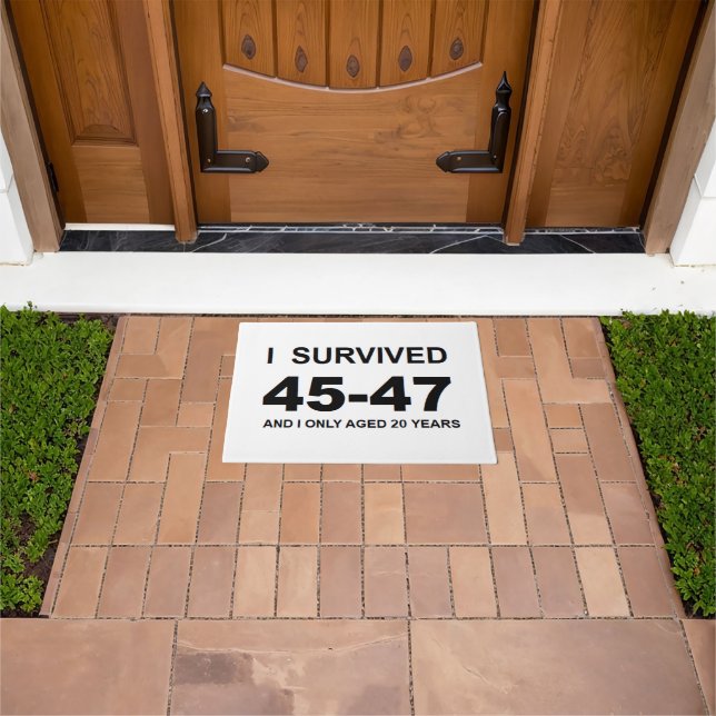 I Survived 45-47  Doormat (Outdoor)