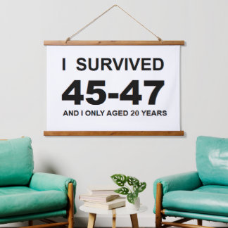 I Survived 45-47 Hanging Tapestry