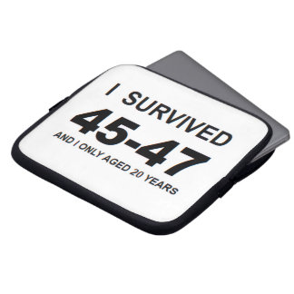 I Survived 45-47 Laptop Sleeve