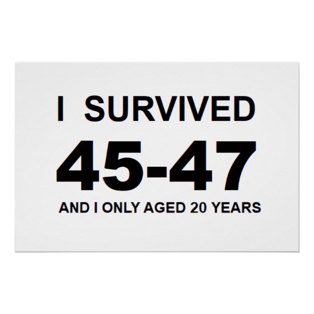 I Survived 45-47 Poster (Front)