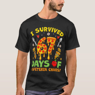 I Survived 67 Days Of Cafeteria Chaos Funny Boy Gi T-Shirt