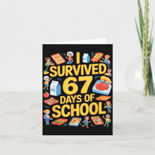I Survived 67 Days Of Cafeteria Chaos Lunch Lady F Card