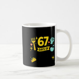 I Survived 67 Days Of Cafeteria Chaos Lunch Lady S Coffee Mug