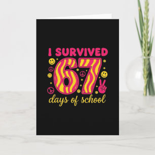 I Survived 67 Days Of School 100 Days Brainrot Six Card
