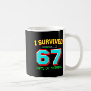 I Survived 67 Days Of School Boys Six Seven Meme G Coffee Mug