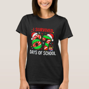 I Survived 67 Days Of School Christmas  T-Shirt